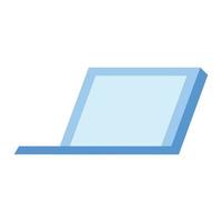 geïsoleerde laptop pictogram vector ontwerp
