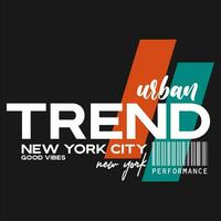 stedelijk neiging nieuw york logo vector t overhemd ontwerp