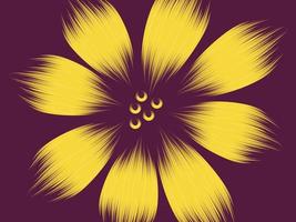 bloem abstract behang vector