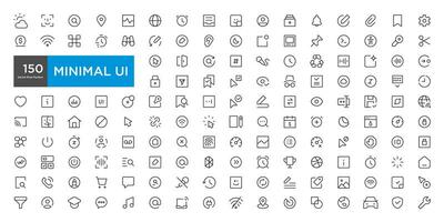 mega reeks van ui ux pictogrammen, gebruiker koppel icoon reeks verzameling vector