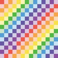 plaid patroon katoenen stof pastel plaid kleurrijk Schotse ruit regenboog gekleurd. vector