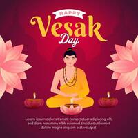 vlak vesak dag illustratie vector