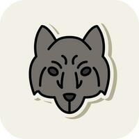 arctisch wolf vector icoon ontwerp