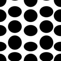 Zwitsers ontwerp esthetisch monochroom naadloos patroon. abstract ronde vormen afdrukken voor tee, papier, textiel en kleding stof. vector