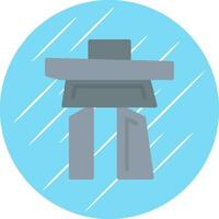 inukshuk vector icoon ontwerp