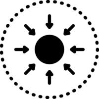 solide icoon voor specifiek vector