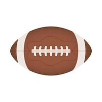 Amerikaans voetbal ballon geïsoleerde pictogram
