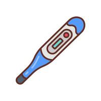 thermometer icoon in vector. illustratie vector