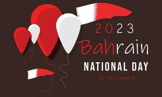 onafhankelijkheid dag bahrein. achtergrond, banier, kaart, poster, sjabloon. vector illustratie.