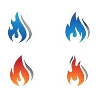 vlam pictogram brand vector ontwerp