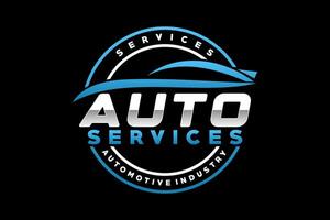 auto garage premium concept logo ontwerp vector