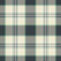 kleding stof structuur plaid van textiel achtergrond Schotse ruit met een controleren naadloos vector patroon.