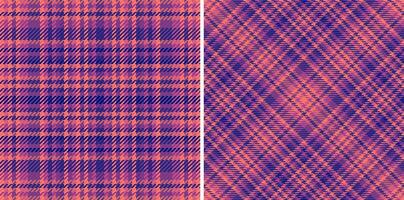 plaid structuur achtergrond van vector textiel controleren met een kleding stof Schotse ruit naadloos patroon.