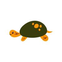 grappig schildpad vector illustratie