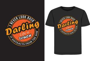 uniek creatief t-shirt ontwerp vector