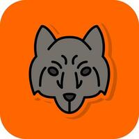 arctisch wolf vector icoon ontwerp