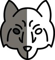 arctisch wolf vector icoon ontwerp