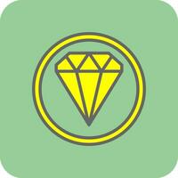 diamant vector icoon ontwerp