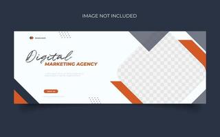 banner voor digitaal marketingbureau vector