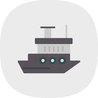 ijsbreker schip vector icoon ontwerp