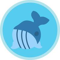 walvis vector icoon ontwerp