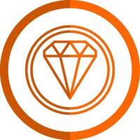 diamant vector icoon ontwerp