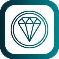 diamant vector icoon ontwerp