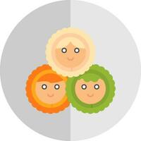 Eskimo familie vector icoon ontwerp