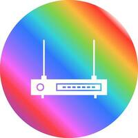 Wifi router vector icoon