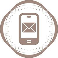 smartphone mail vector icoon