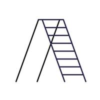 bouw ladder geïsoleerd vector ontwerp