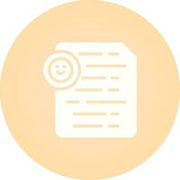 document insert emoji vector icoon