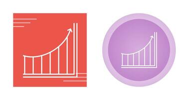 toenemend diagram vector icoon