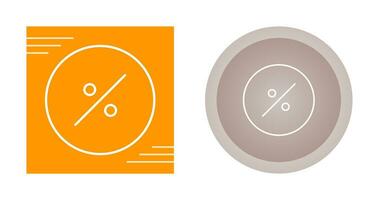 percentage symbool vector icoon