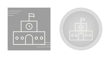 school- gebouw vector icoon