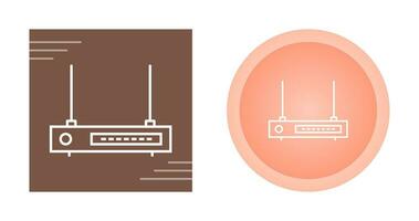 Wifi router vector icoon