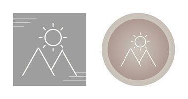 zonnig weer vector pictogram