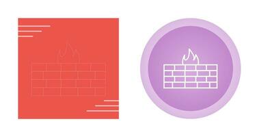 firewall vector pictogram