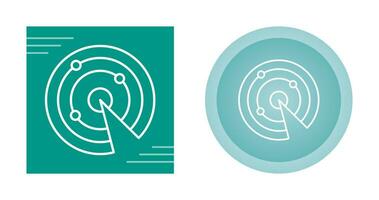 radar vector pictogram