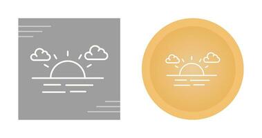 zonsondergang vector pictogram