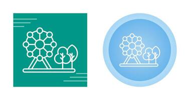 park vector pictogram