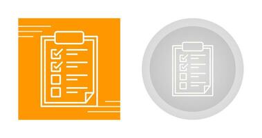 controlelijst vector pictogram