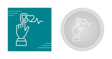 pulse oximeter vector icoon