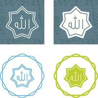 Allah vector icoon