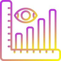 beschrijvend analytics vector icoon