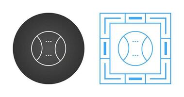 softbal vector icoon