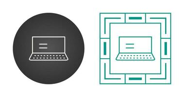 laptop vector pictogram