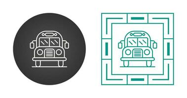 schoolbus vector pictogram