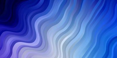 lichtroze, blauwe vectorachtergrond met bogen. abstracte illustratie met gradiëntbogen. patroon voor zakelijke boekjes, folders vector