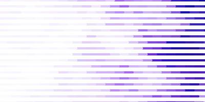 lichtpaarse vectortextuur met lijnen. gradiëntillustratie met rechte lijnen in abstracte stijl. patroon voor boekjes, folders. vector